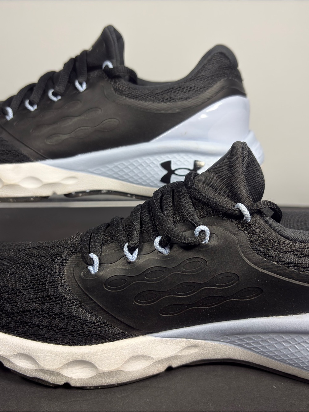 Under Armour Athletic Running Shoes Charged Vantage Black&White Women’s
8.5